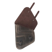Load image into Gallery viewer, Rear Swingarm Bag Brown 9 Ltr for Suzuki, Yamaha &amp; Harley Dyna/Softail
