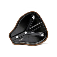 Load image into Gallery viewer, Solo Seat Classic Bobber Tuck n Roll  Brown + Mount Kit - Small
