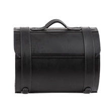Load image into Gallery viewer, Motorcycle Suitcase 26 Ltr Real Leather Small Black
