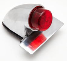 Load image into Gallery viewer, sparto polished extended lens rear tail light for chopper bobber
