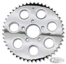 Load image into Gallery viewer, harley 51 tooth chrome rear wheel sprocket for belt to chain conversion
